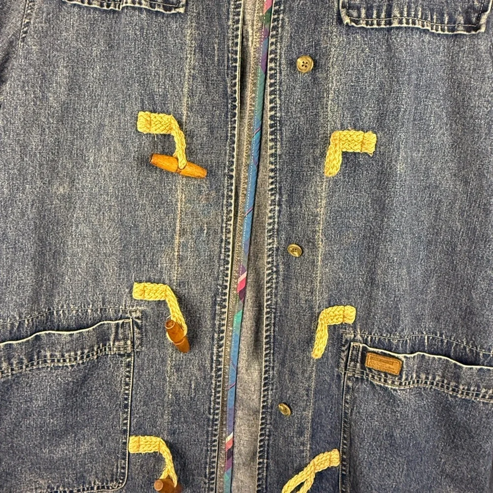 Ralph Lauren hooded Jean coat size small - Picture 7 of 13